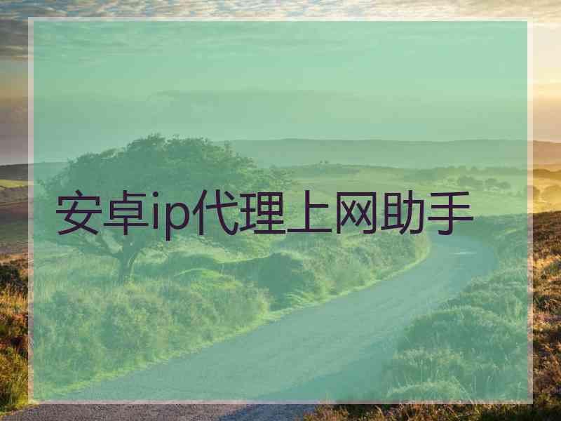 安卓ip代理上网助手