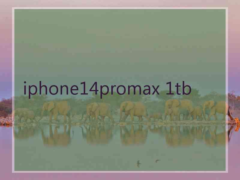 iphone14promax 1tb