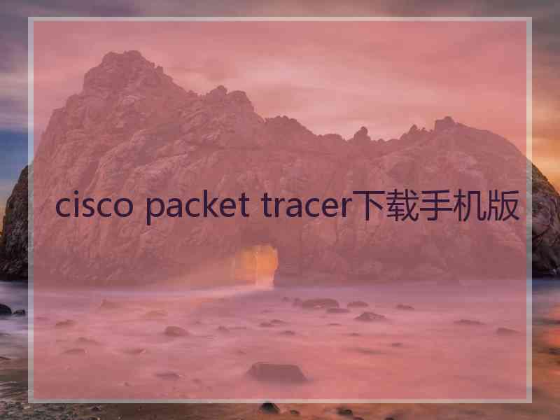 cisco packet tracer下载手机版