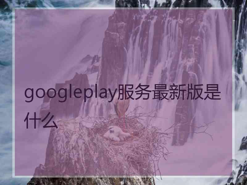 googleplay服务最新版是什么