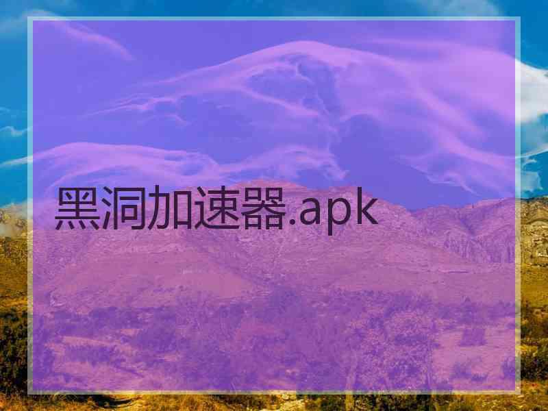 黑洞加速器.apk