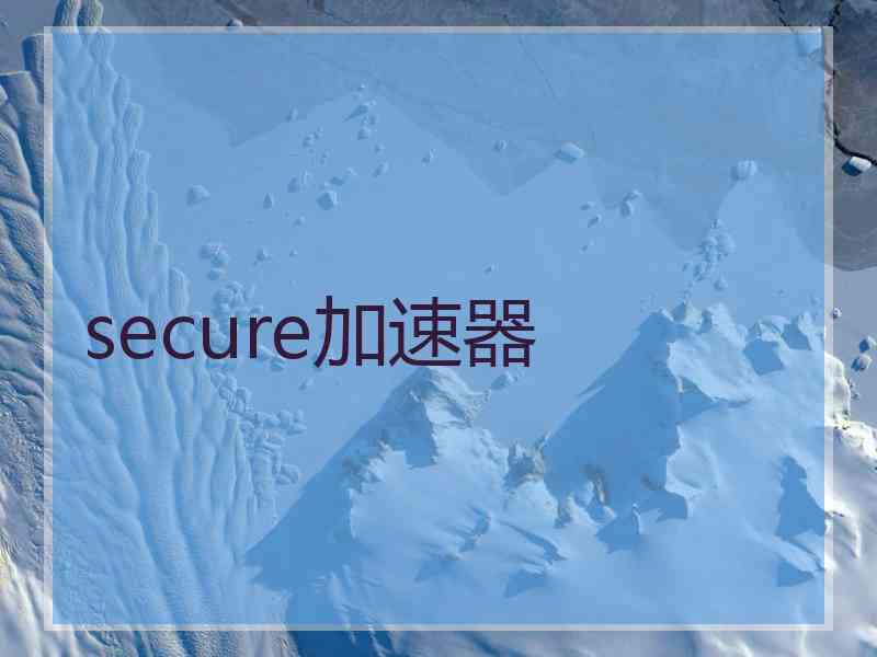 secure加速器