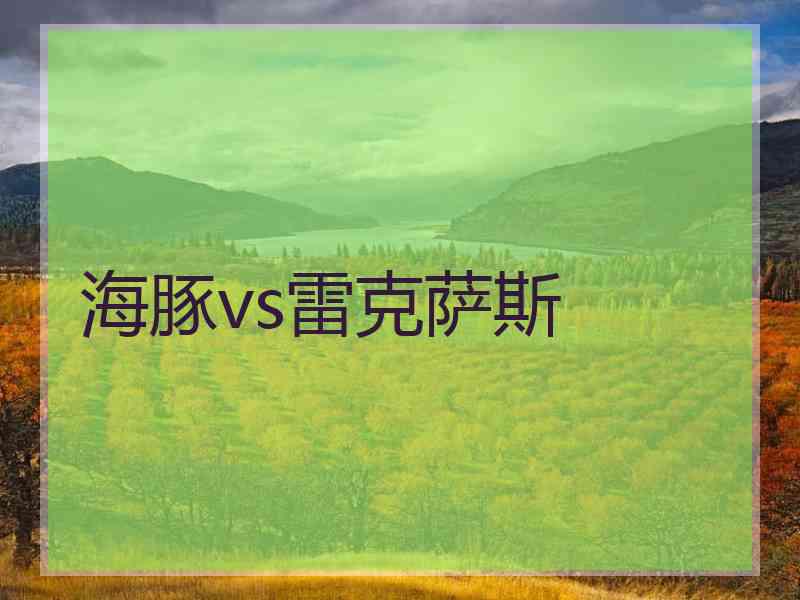 海豚vs雷克萨斯